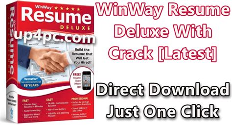WinWay Resume Deluxe Crack 14.00.018 With Full Version 